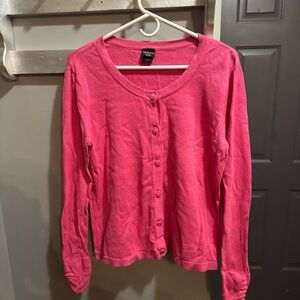 Canyon River Blues Pink Button-Up Sweater